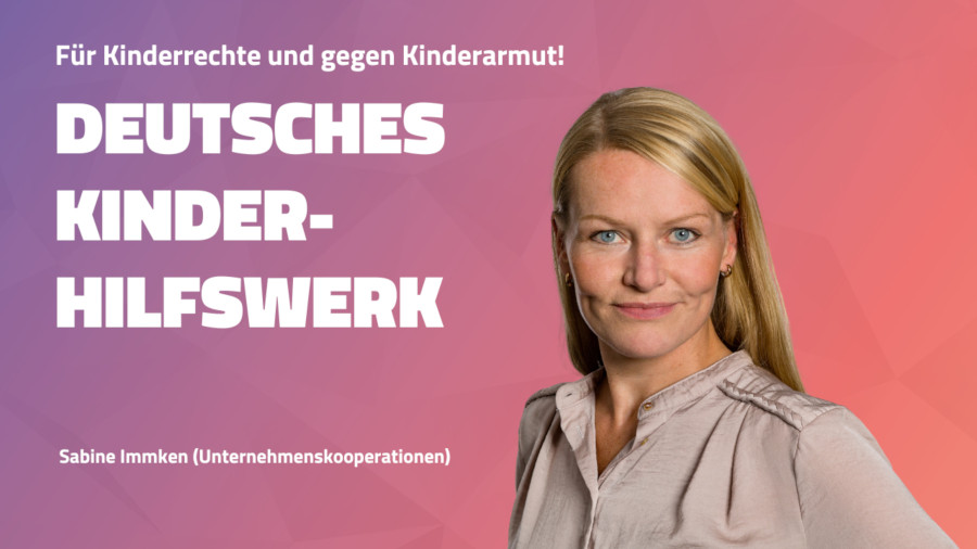 Ein Bild von Sabine Immkeng vom Deutschen Kinderhilfswerk